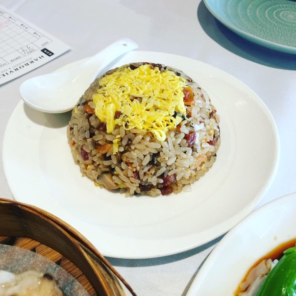 Chinese Bacon and Sausage Sticky Rice at Harborview
